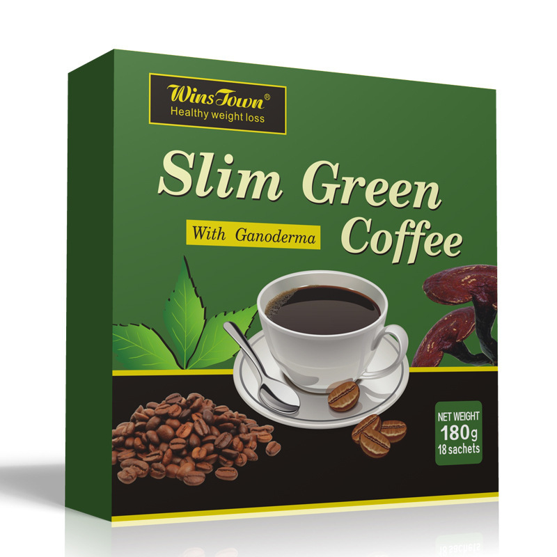 Wins town slimming Green Coffee with ganoderm 出口厂家直销
