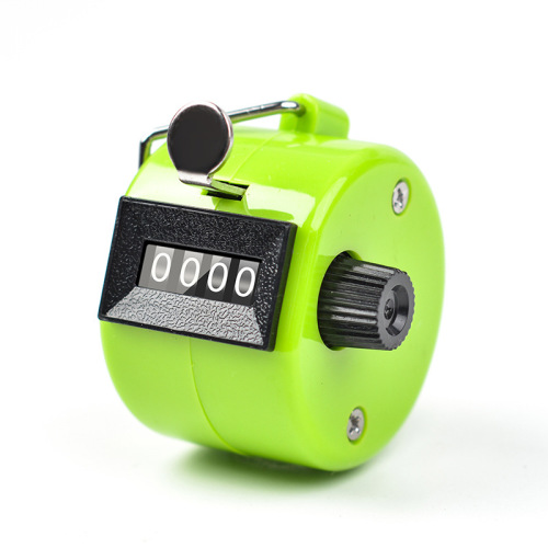 Foreign trade counter manual counter four-digit plastic color portable counter counting counter wholesale
