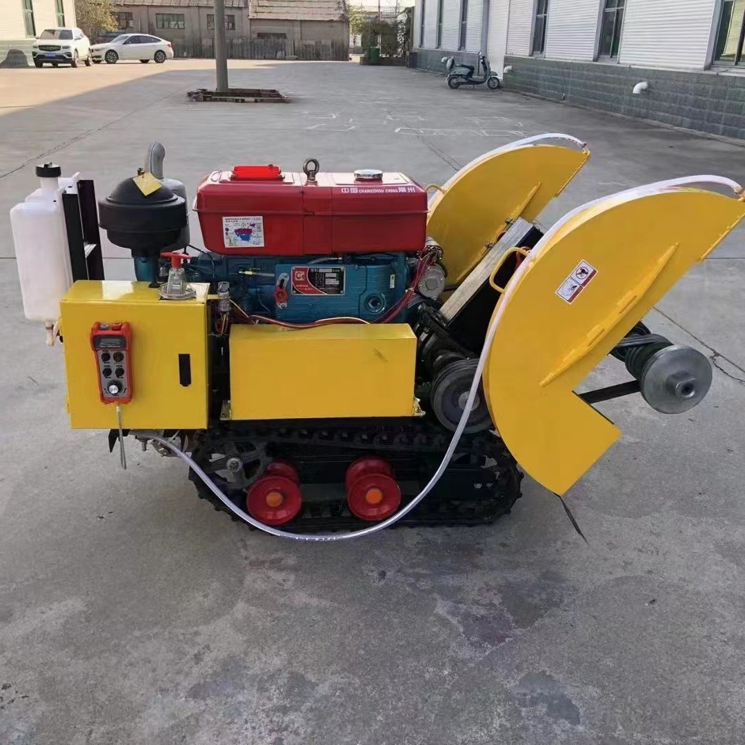 覆带遥控马路切割机生产厂家遥控自动行走马路切割机配件切割机