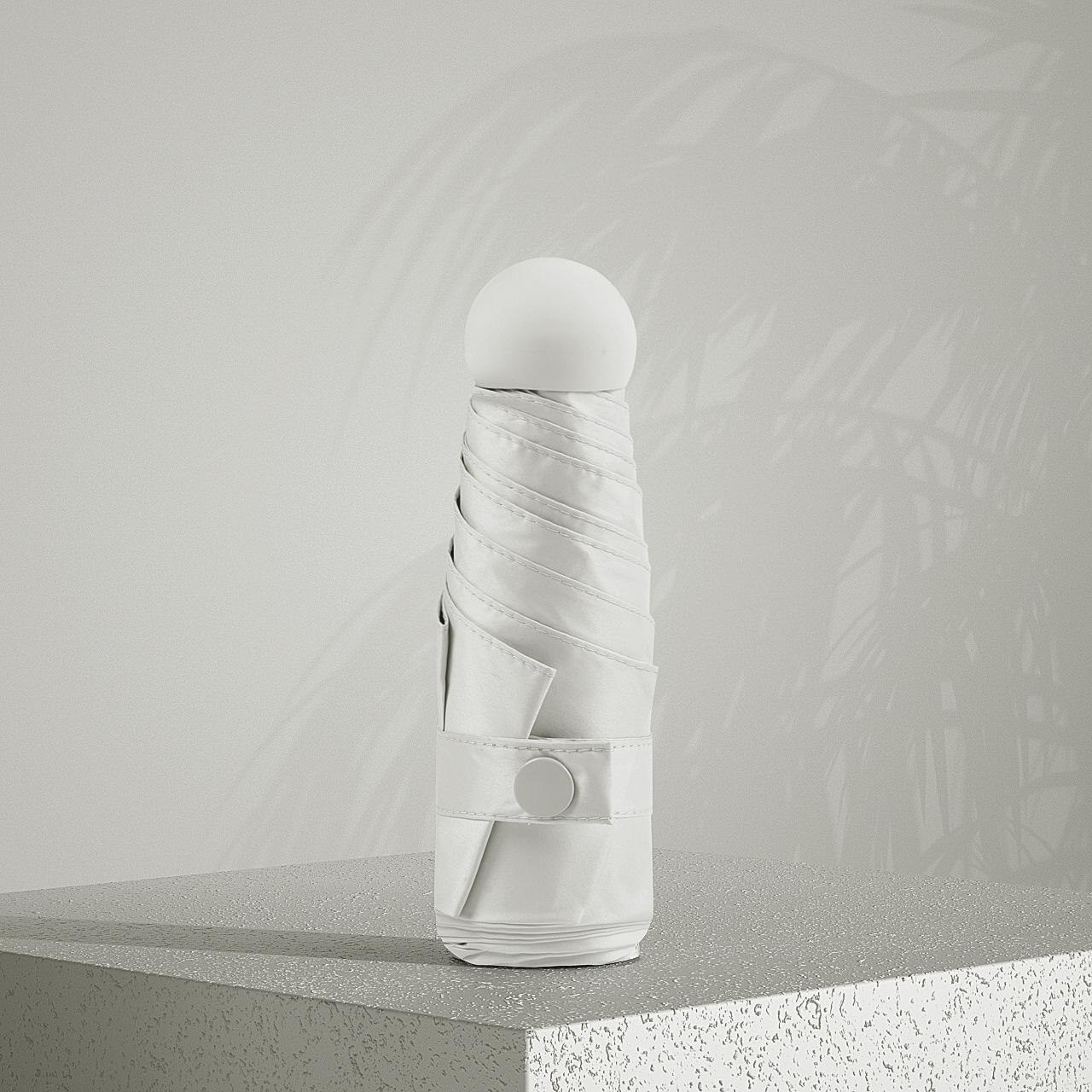 Paraguas de sol paraguas cinco veces protección solar de ocho huesos protección solar protección UV protección ultraligera pequeña cápsula plegable soleada y lluviosa paraguas publicidad paraguas