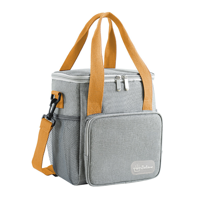 Etiquetado de comercio transfronterizo bolsa de hielo bolsa de picnic bolsa de almuerzo portátil bolsa de almuerzo de gran capacidad bolsa de arroz de aislamiento de tela Oxford