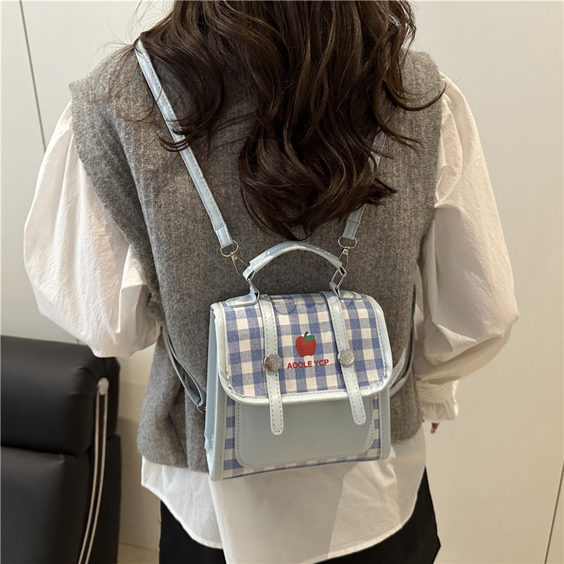 Women's Mini Backpack College Style Crossbody Bag Versatile Bag_voghion.com