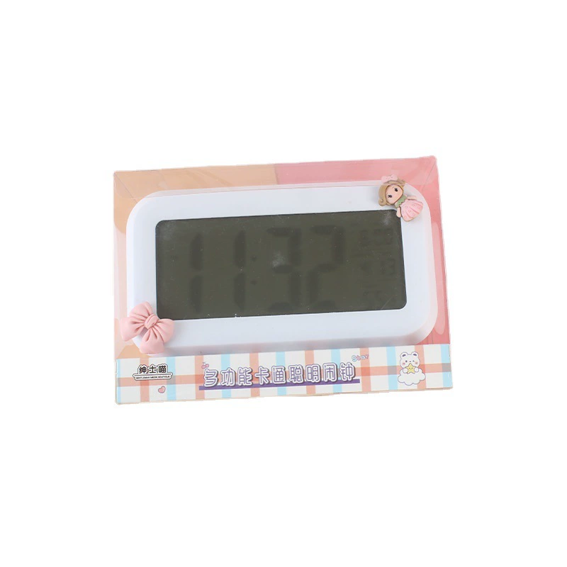 Colorful smart clock electronic alarm clock snooze silent backlight electronic clock creative digital clock gift box LED