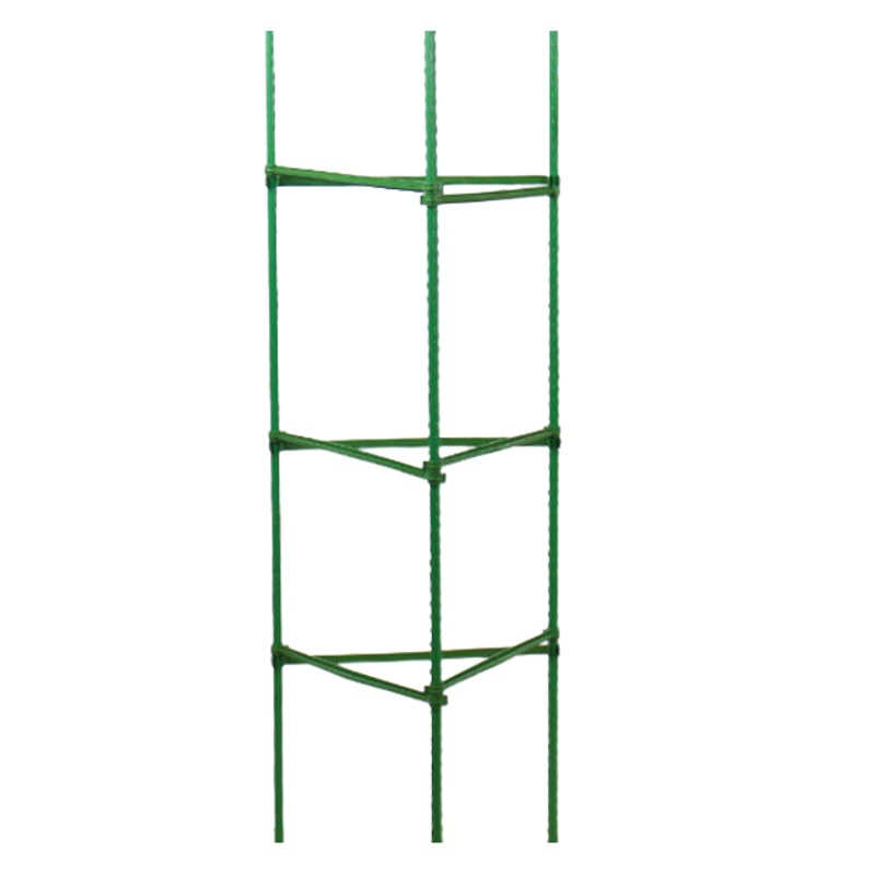 Soporte de tomate soporte de flor soporte de tomate planta de jardín tubo de acero recubierto de plástico soporte de uva Rosa Stand balcón