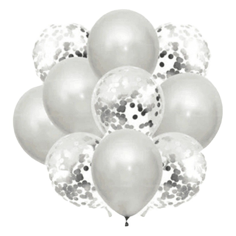 AliExpress Amazon fiesta transfronteriza globo de lentejuelas globo perlado combinación traje de cumpleaños Paquete de arreglo globo