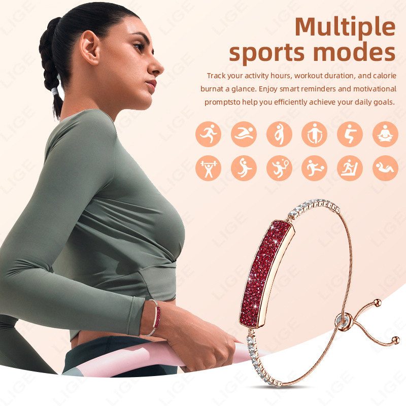 B5 Smart-Armband mit Herzfrequenzmessung, Blutsauerstoffmessung, Stresstracker, Schlafüberwachung, Schrittzähler, Fernsteuerung der Kamera, Unisex-Smartwatch_voghion.com