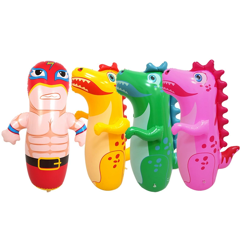 ПВХ большой бокс динозавр боксерский столб надувная игрушка для тумблера