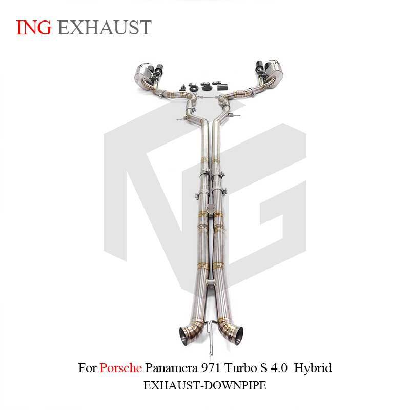 Suitable for Porsche Panamera 971 Turbo S 4.0 Hybrid titanium alloy exhaust pipe rear section