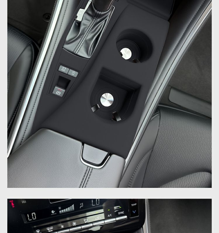Suitable for Toyota Asia Dragon Central Control Silicone Pad Water Cup Cover Gear Panel Protective Film Interior Modification Decorative Supplies