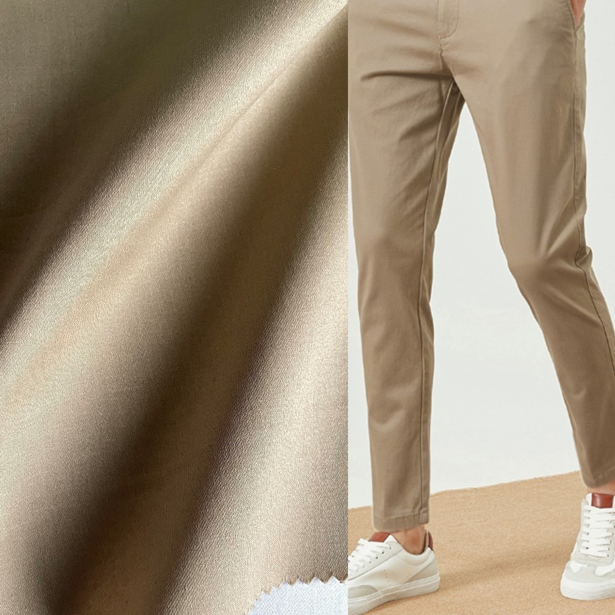 【热销】32S全棉纬弹贡缎 时装女装连衣裙休闲裤装面料