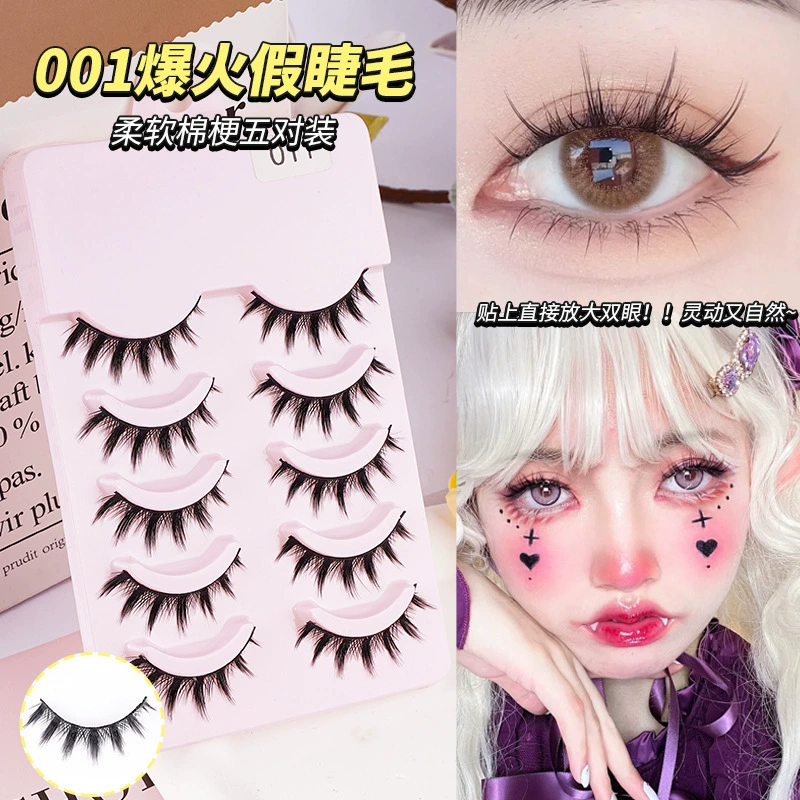 Comics, fairy false eyelashes, 5 pair