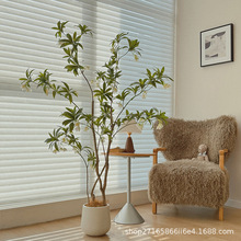 楼夏家高端轻奢仿真绿植水石榕盆栽室内客厅装饰摆件仿生假树植物