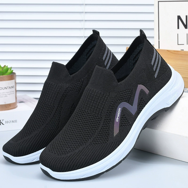 Повседневная обувь мужская весна и осень новая старая пекинская ткань обувь мягкая подошва