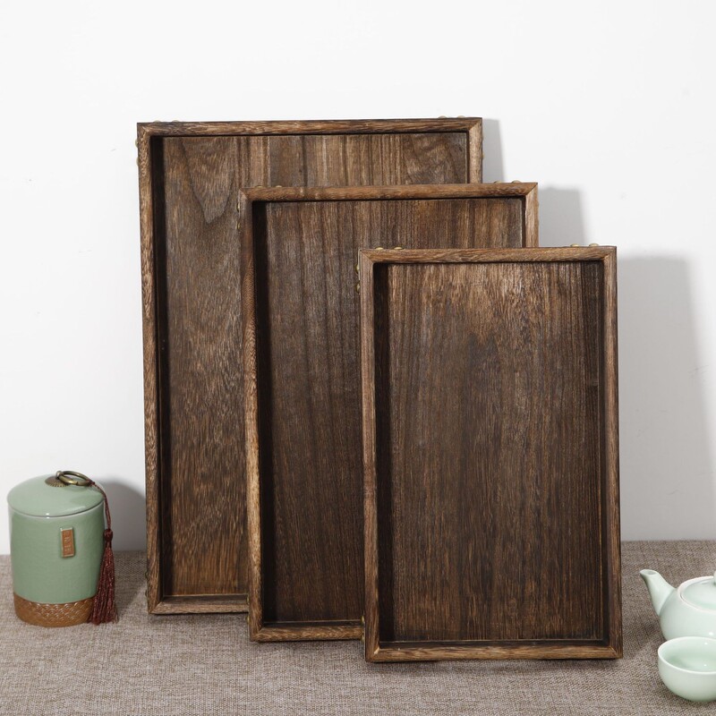 in stock solid wood tray tea tray tea tray vintage tea set suit wood tea rectangular wooden hotel tray tableware in stock solid wood tray tea tray tea tray vintage tea set suit wood tea rectangular wooden hotel tray tableware