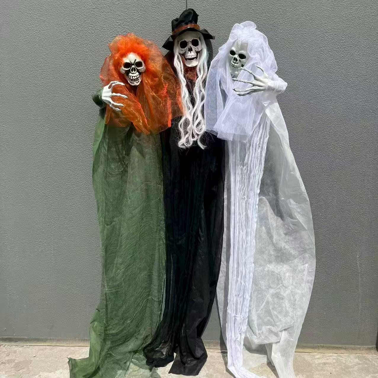Adorno de Esqueleto Colgante para Casa Embrujada y Halloween