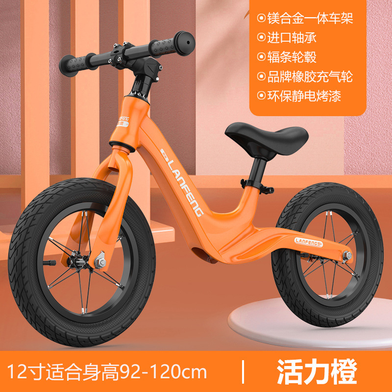 Coche de equilibrio para niños sin pedal 1-3-4 años coche deslizante 6 niñas 2 bebé coche deslizante de 12/14 pulgadas