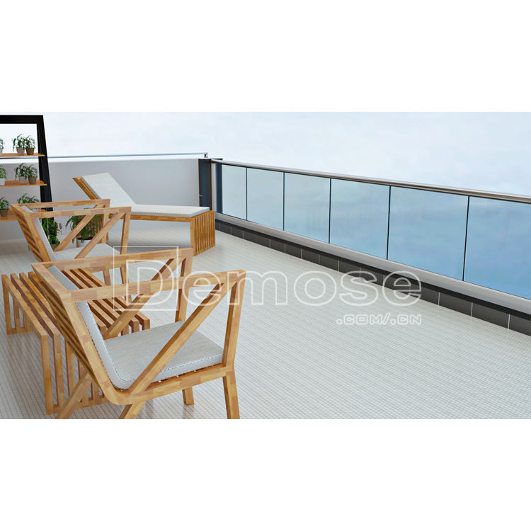 Guangdong factory balcony floor steel glass guardrail roof railing according to the actual specifications Guangdong factory balcony floor steel glass guardrail roof railing according to the actual specifications