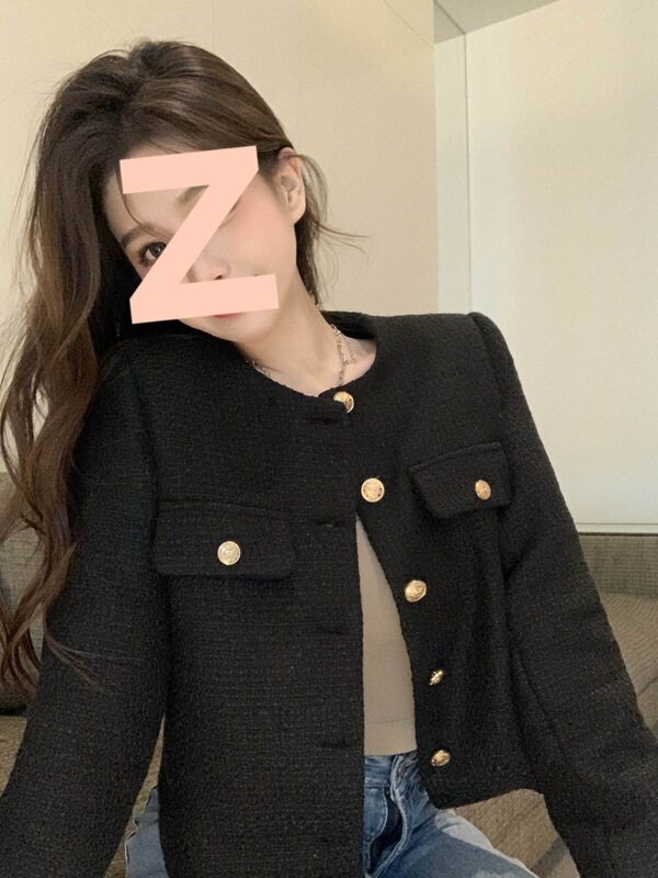 小香风外套女装秋季2025新款法式宽松短款高级感炸街气质百搭上衣|undefined