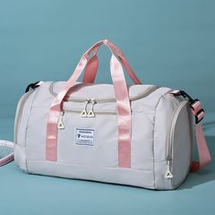 Sports and Fitness Bag, Large Capacity Travel Tote Bag, Oxford Cloth Clothing Luggage Bag, Short Trip Outing Travel Bag