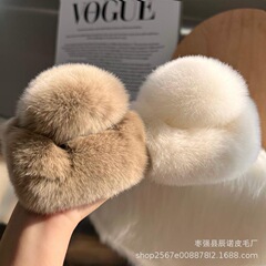 新品真瀬兎毛角毛毛毛クリップ後頭部盤髪つかみクリップ赤ポニーテール髪飾り可愛いサメクリップ