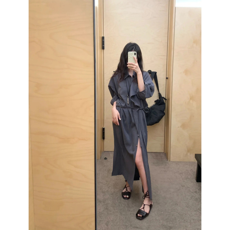 Now the New 2026 Spring/Summer Collection from Korean Designer Lem*Ire Features a Stylish Button-Up Shirt Dress with a Waist Tie