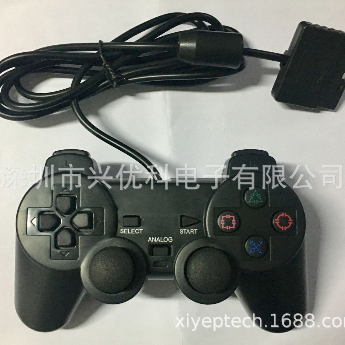 Проводной игровой контроллер для PS2 Sony, черный