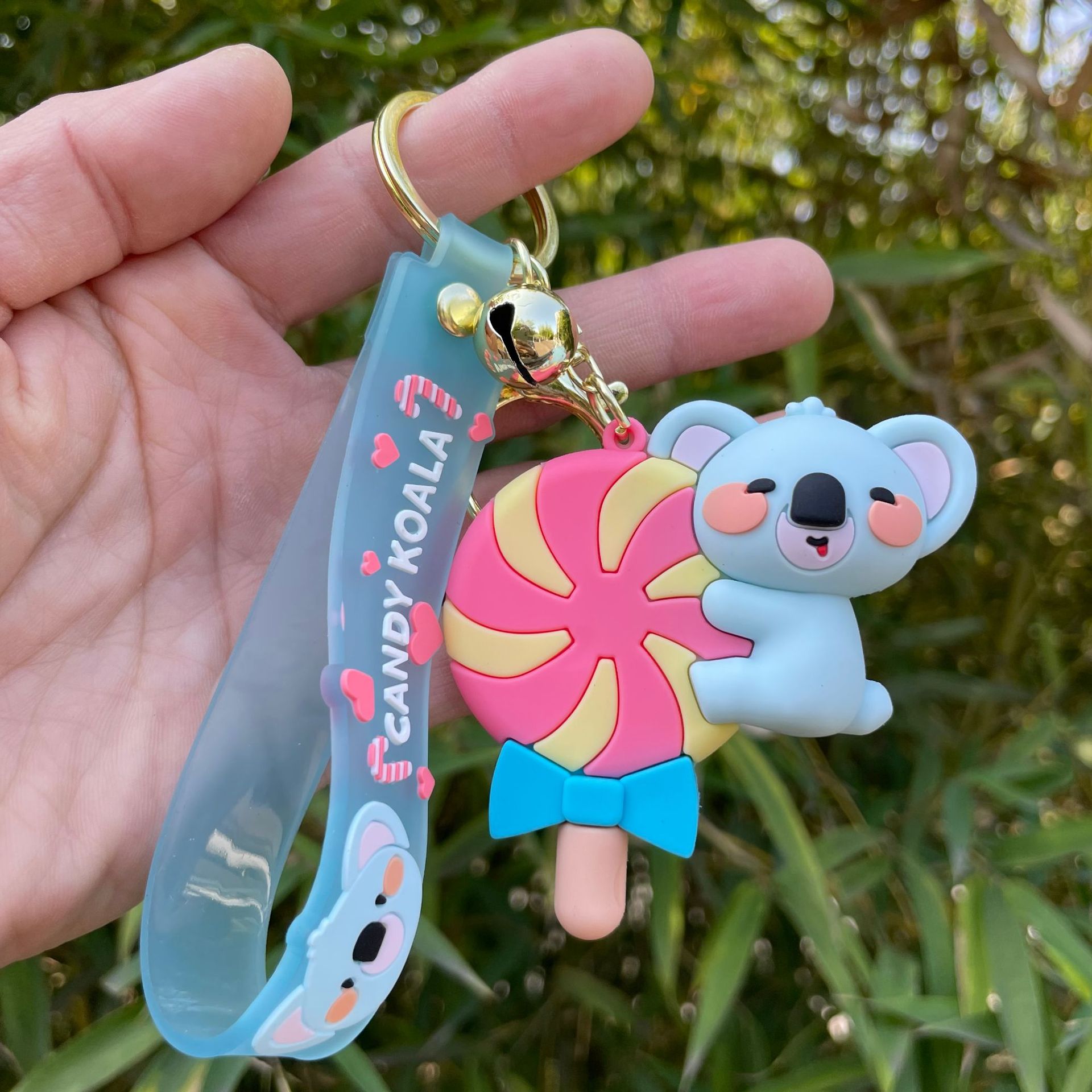 54g Weight Bag Pendant, Keychain Classification 1 Piece Quantity Holiday, Daily Occasion Metal Material Cartoon Character Pattern Unisex Gender Cute Style Cute Cartoon Character Metal Unisex Bag Pendant Keychain 6