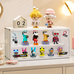 コンテナタイプのバブルマットのデスクトップのブラインドボックスの置物は、ネットの赤い階段の置物の磁気吸引の手で収納ケースを作ります。