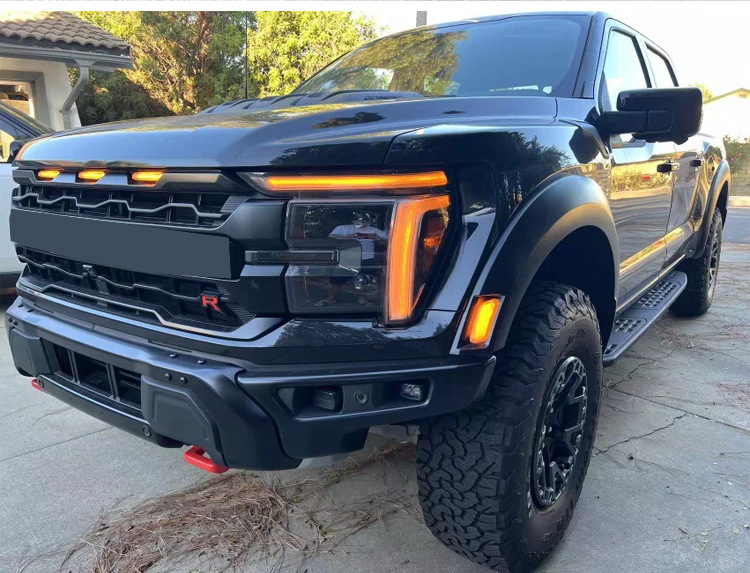 Suitable for 22-23 Model Raptor Modified New Raptor R Front Bumper, 24 Model Raptor Bumper, Off-Road Protective Front Bumper