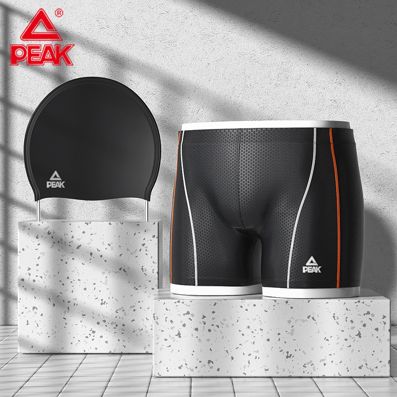 Gorro de baño negro naranja (traje de dos piezas) / L