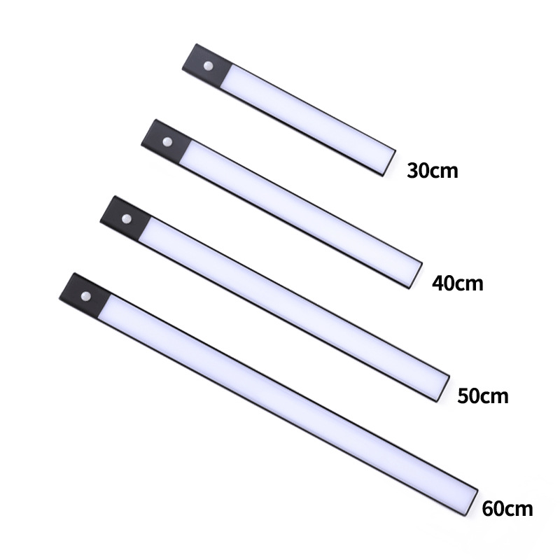 智能人體感應(yīng)燈超薄led長(zhǎng)條充電櫥柜燈床頭智能燈 無(wú)線感應(yīng)衣柜燈