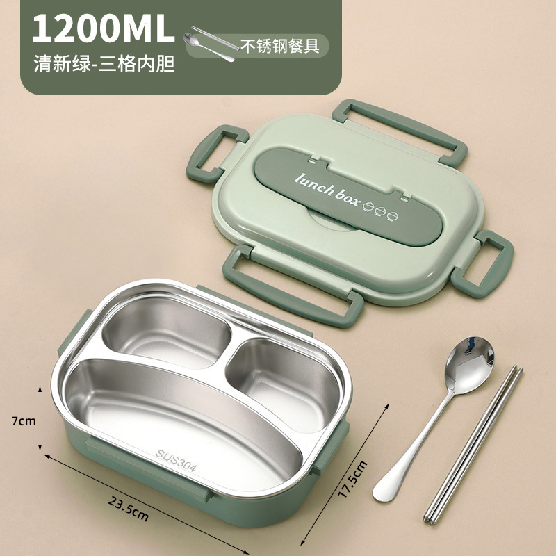 学生用弁当箱、サラリーマン用特殊保温弁当箱、電子レンジ加熱、ステンレス仕切、携帯用密封鮮度弁当箱|undefined