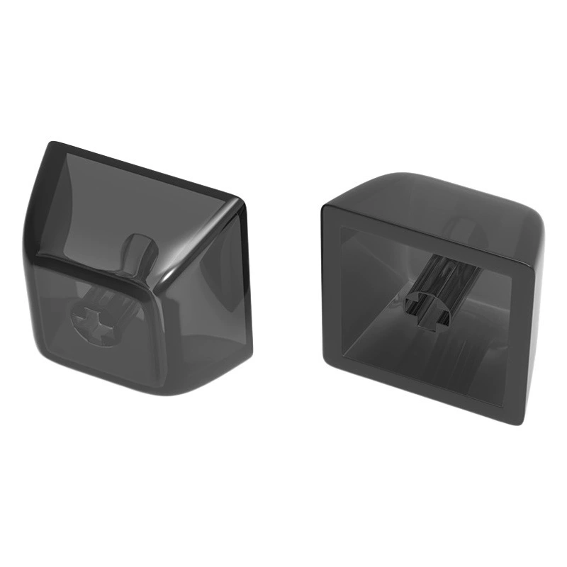 Прозрачный колпачок для клавиш ПК XDA, механический колпачок, зеркало, прозрачный черный полупрозрачный колпачок для клавиш, 1X, слепая точка, крест, хризантема