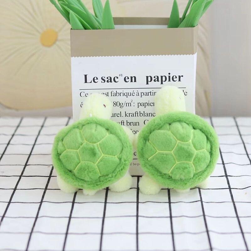 Decompression Squeaking Turtle Plush Toy, Sea Turtle Plush Pendant, Press-To-Sound Turtle Doll, Backpack Keychain Pendant