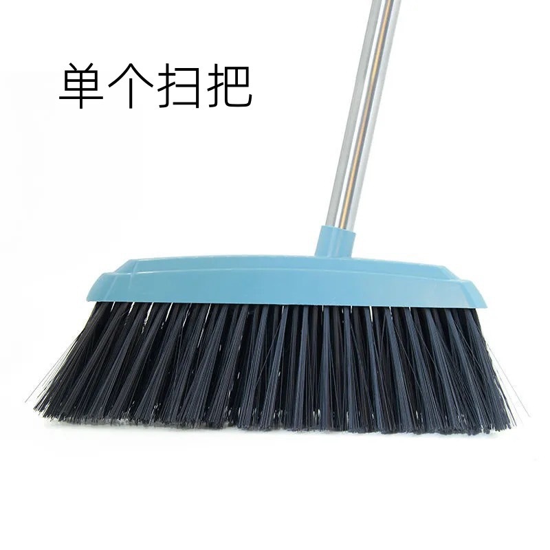 Juego de escoba de venta directa de fábrica para limpieza del hogar, combo de escoba y recogedor, escoba plegable para barrer, antiadherente para pelo, cerdas suaves.