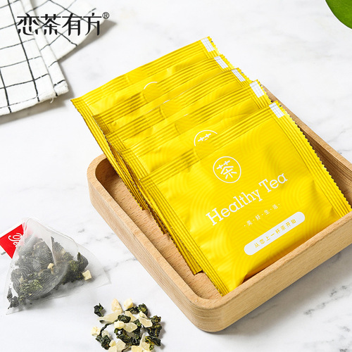Boxed triangle tea bag white peach oolong tea wholesale flower and fruit tea bag fruit oolong tea