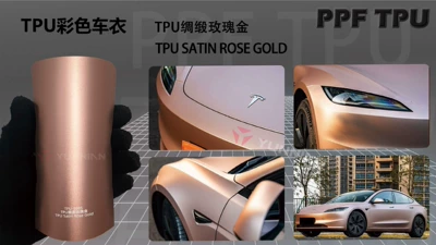 Automotive Film — Film Factory Direct Supply Wholesale - customizable-color-change-tpu-satin-rose-gold