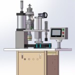 半自动气雾灌装机二元化妆品防晒喷雾灌装机自动化灌装生产设备