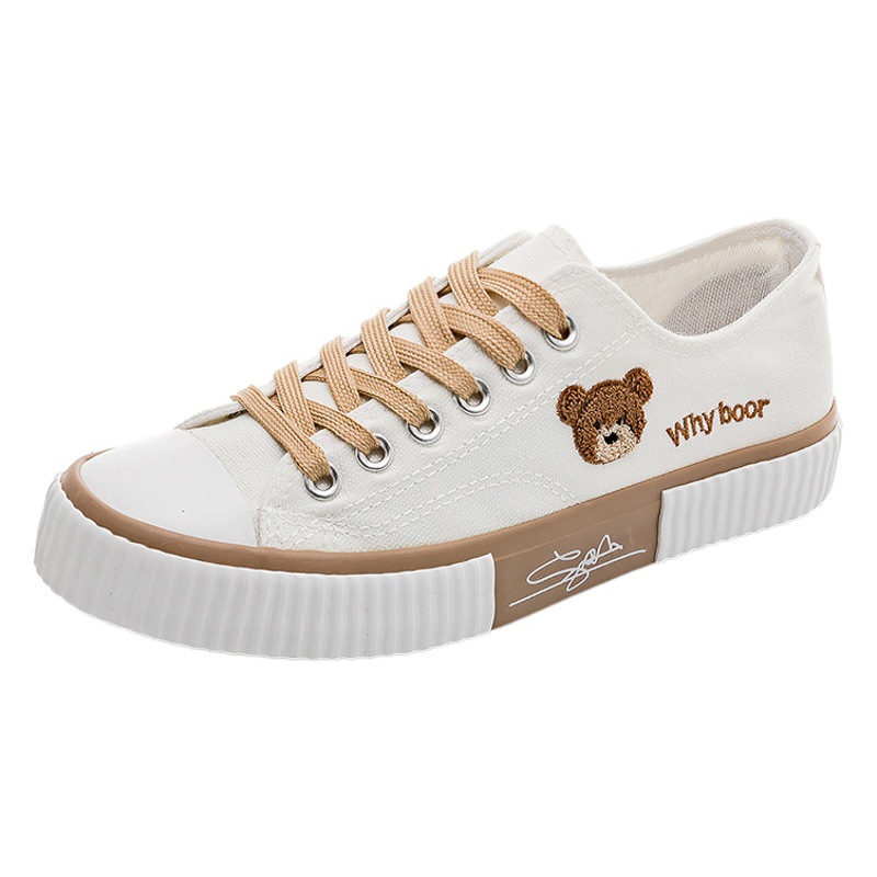 Zapatillas de lona estilo coreano para estudiantes, transpirables, versátiles, informales, deportivas, de talla grande, a la moda, novedad 2024 image 1