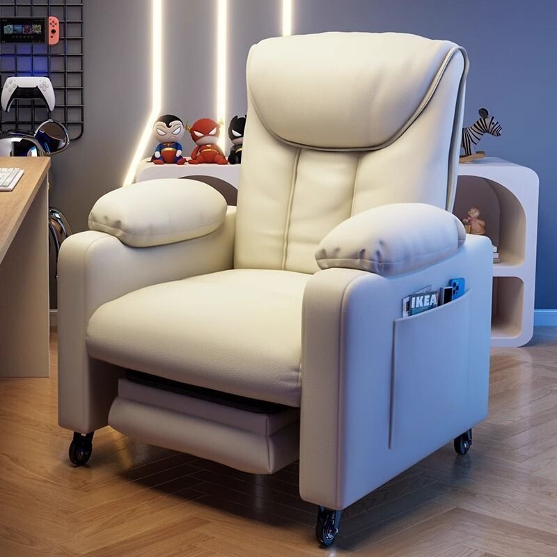 Comfortable Lazy Sofa Chair for Long Sitting, Single-Person Comfortable Office Chair, Computer Gaming Chair, Internet Cafe Home Bedroom Chair