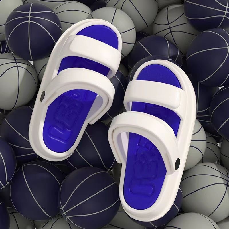 Nuevas zapatillas para hombres de verano con suela gruesa pareja deportiva al aire libre con suela suave de moda dos sandalias de playa al por mayor