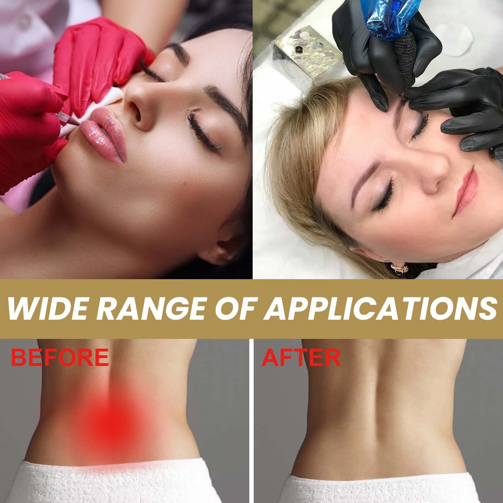 EELHOE Cremă hidratantă pentru broderie, pentru îngrijirea pielii după tatuaje, acid reparator al durerii_voghion.com