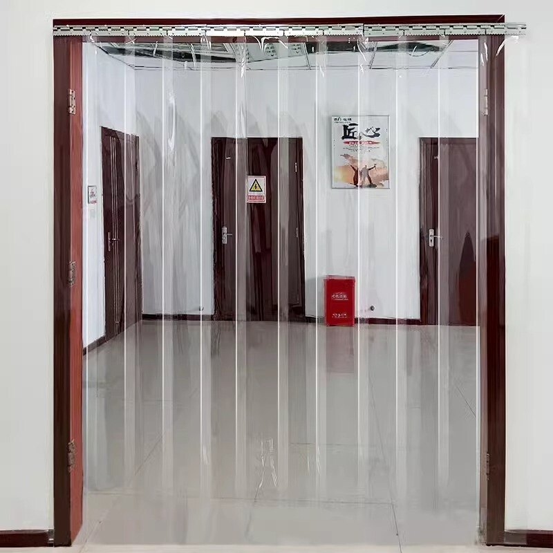 Door PVC Plastic Transparent Isolation Film Disinfection and Epidemic Prevention Curtain Winter Air Conditioning Windshield Protection Commercial Partition Curtain