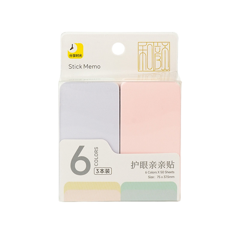 Papel de nota adhesiva de índice de hojas sueltas en color creativo Papel de nota adhesiva Herramienta de cuenta manual para estudiantes Papel de nota rasgado