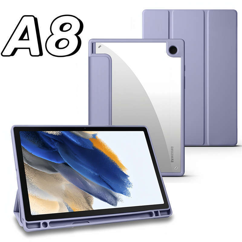 Suitable for Samsung Galaxy Tab A8 Tablet Protective Leather Case with Pen Slot S6Lite/7/9+/Fe Case Plus