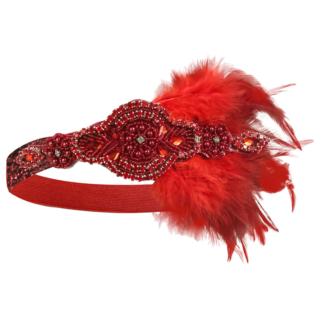 1920 Flapper vestido de niña disfraz de Halloween guantes de cigarrillos collar de varilla venda tira de lana conjunto de cinco piezas