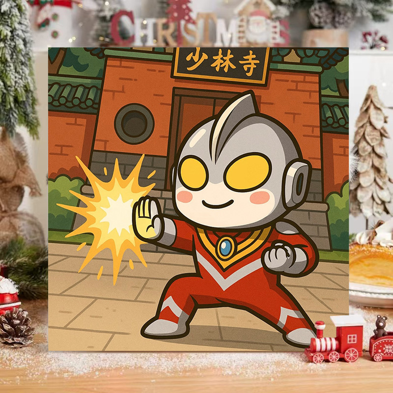 现货批发数字油画diy填色儿童简约手绘涂鸦新中式摆摊丙烯油画|undefined