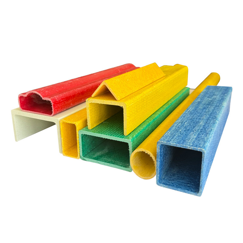 Frp Round Pipe Factory Building Materials Roof Load-Bearing I-Shaped Pipe Purlins I-Shaped Steel Frp Square Pipe