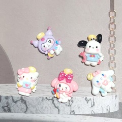 かわいい漫画猫猫美しい樹脂アクセサリークリーム接着剤 diy ヘアアクセサリーヘッドバンド携帯電話ケースキーホルダーウォーターカップステッカー