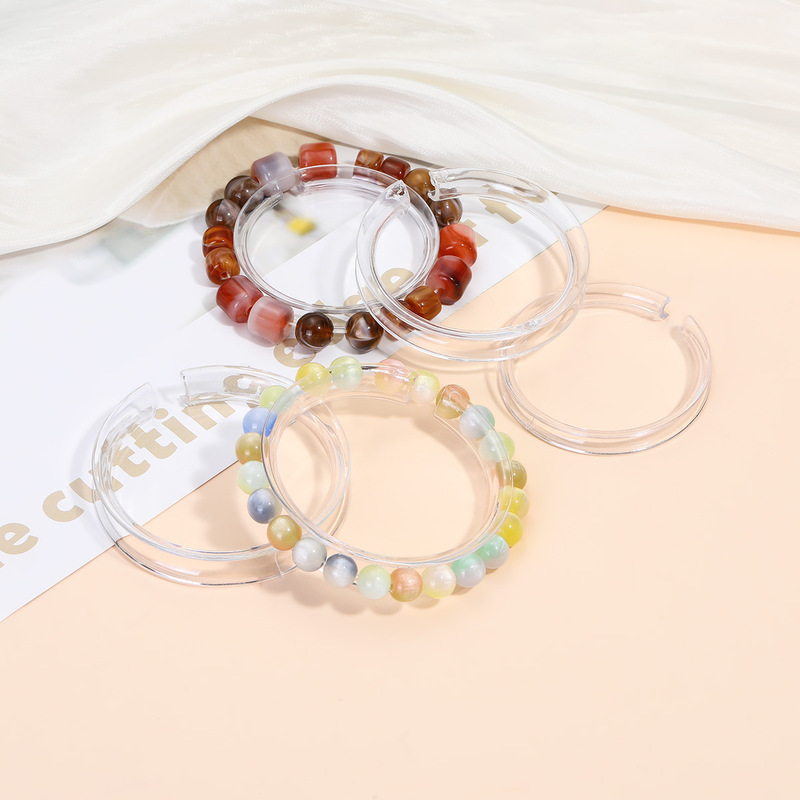 Transparent Acrylic Display Ring Bracelet Display Stand DIY Jewelry Accessories Plastic Ring Display C Ring Transparent Ring